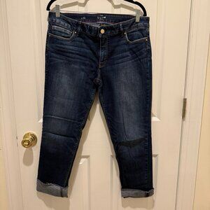 White House Black Market Slim Crop Jeans | Size 12